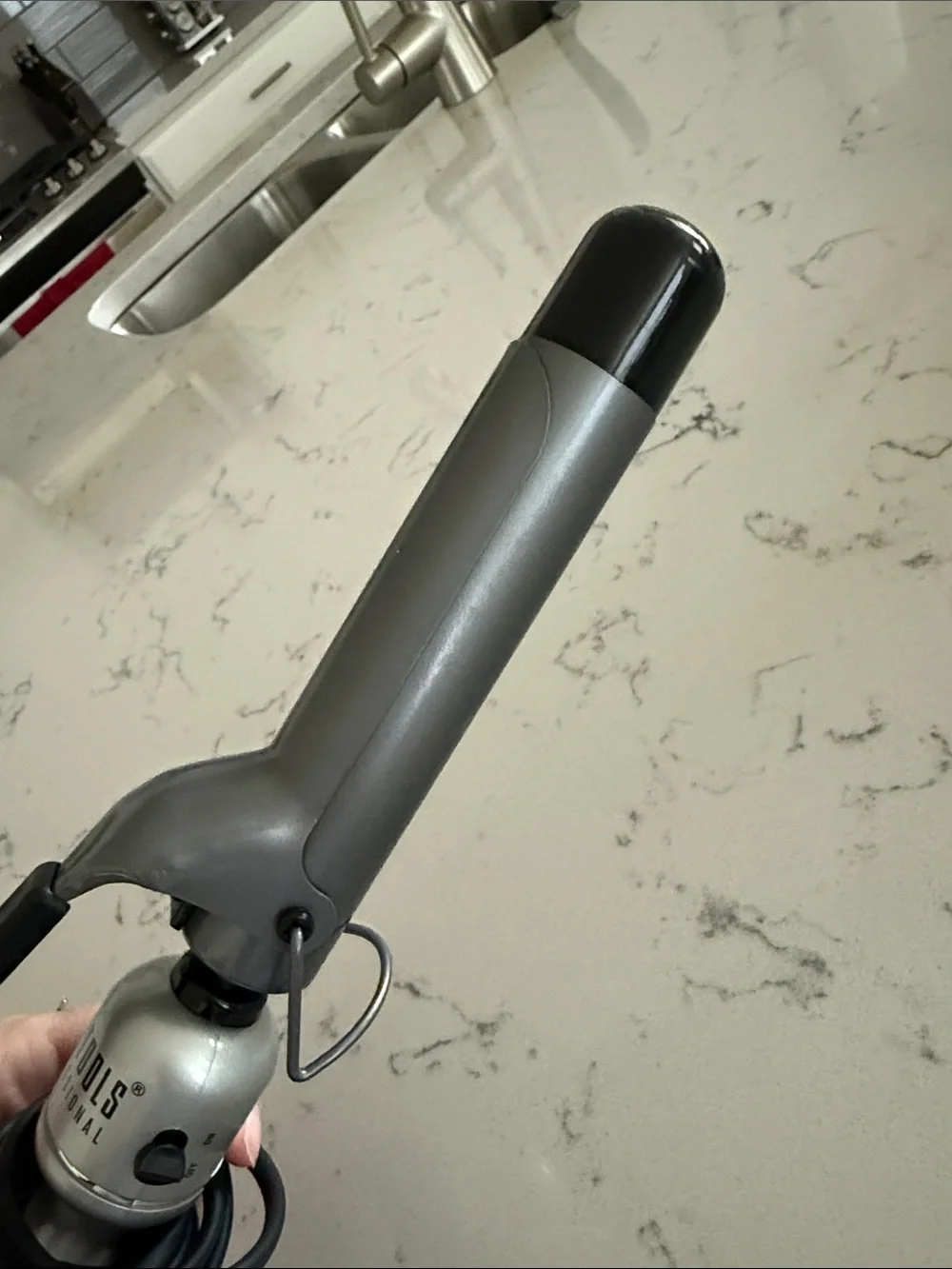 Hot Tools Diamond Platinum Salon Curling Iron 1-1/4 inch ceramic barrel